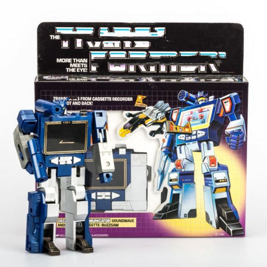 Trans. G1 Soundwave with Buzzaw Reissue Version OP Brand New Freeshipping