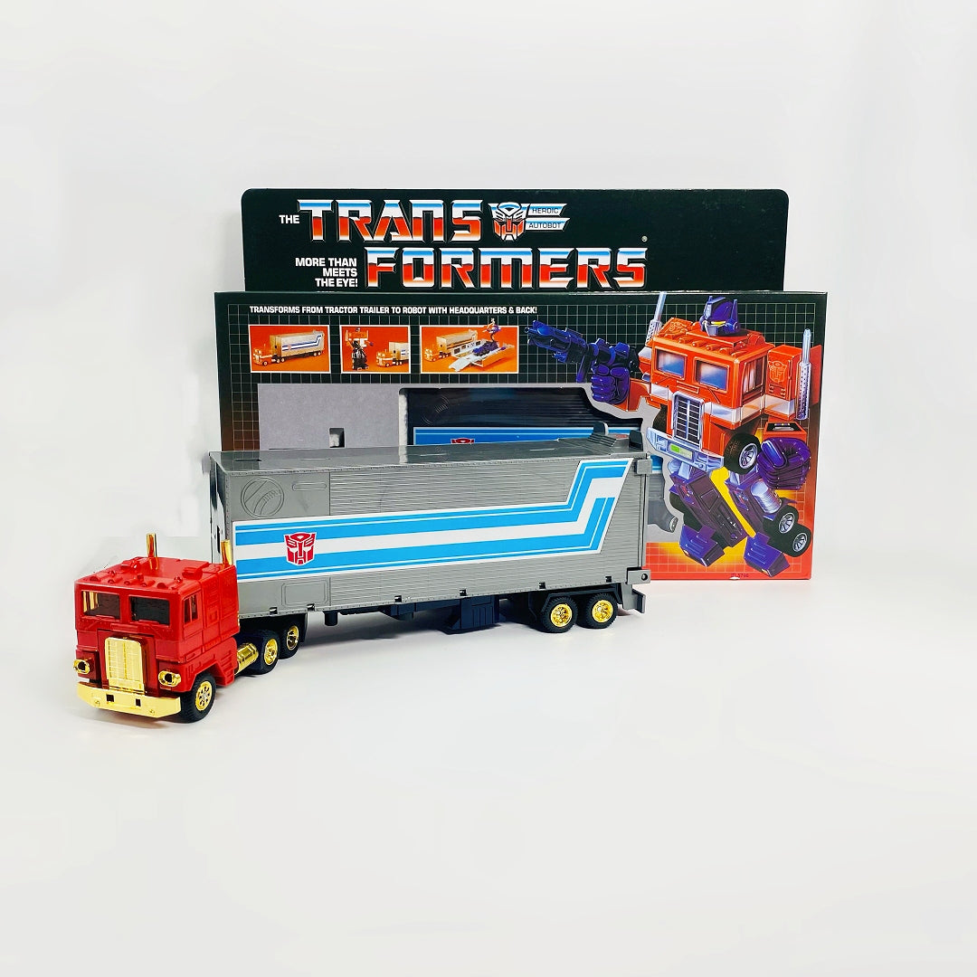 Transformers G1 Optimus Prime Vintage Special Version Black, White, Gold, Clear, Bright Brand New Freeshipping