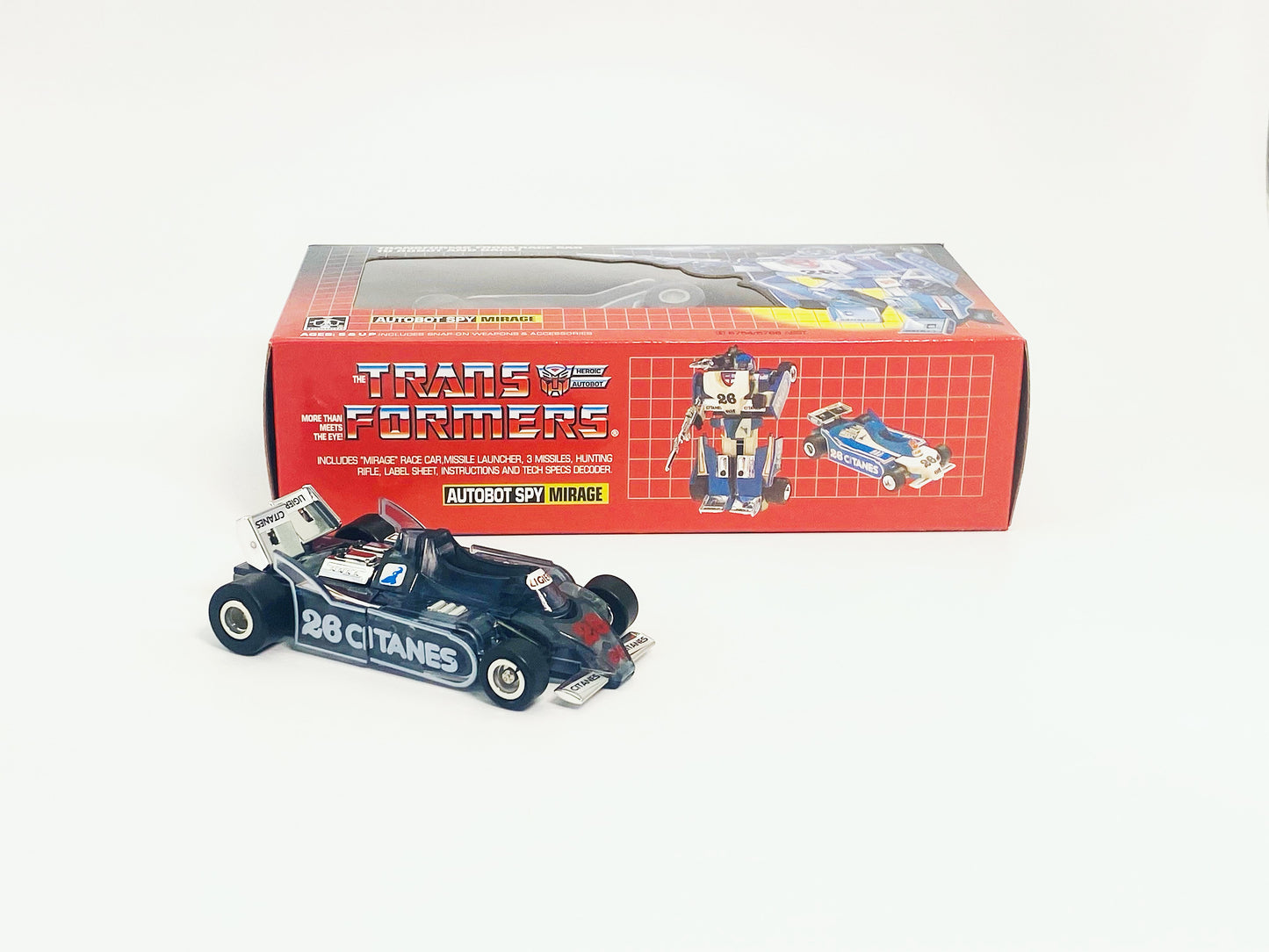 Mirage BLUE RED BLACK G1 Transformers Brand New Freeshipping