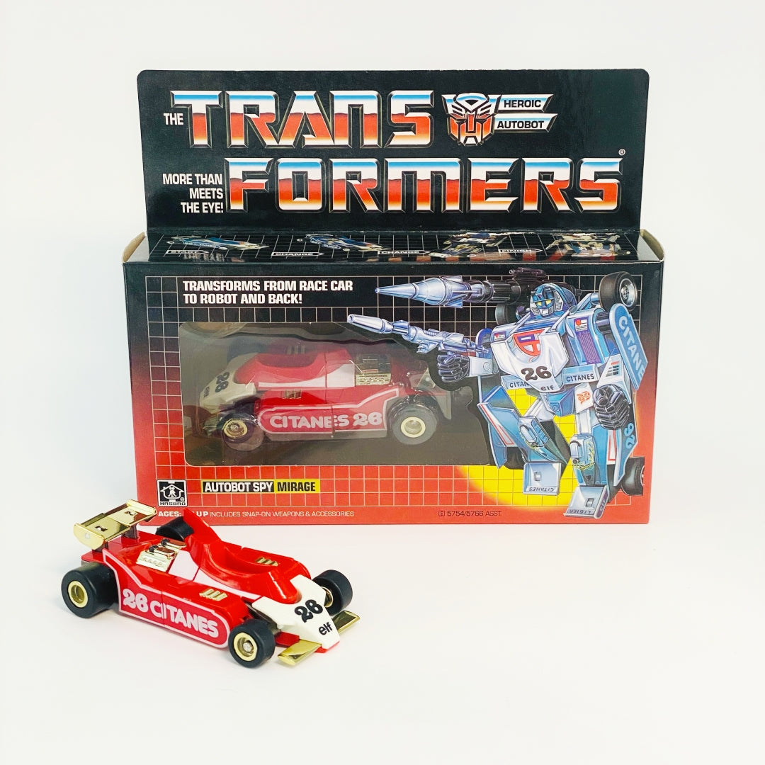 Mirage BLUE RED BLACK G1 Transformers Brand New Freeshipping