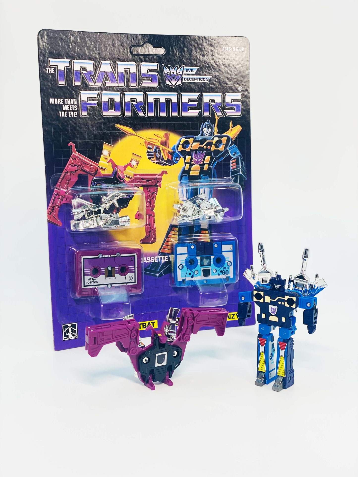 Cassettes Laserbeak and Frenzy, Ravage and Rumble  8 sets ( Fit in Soundwave) G1 Transformers Brand New Freeshipping