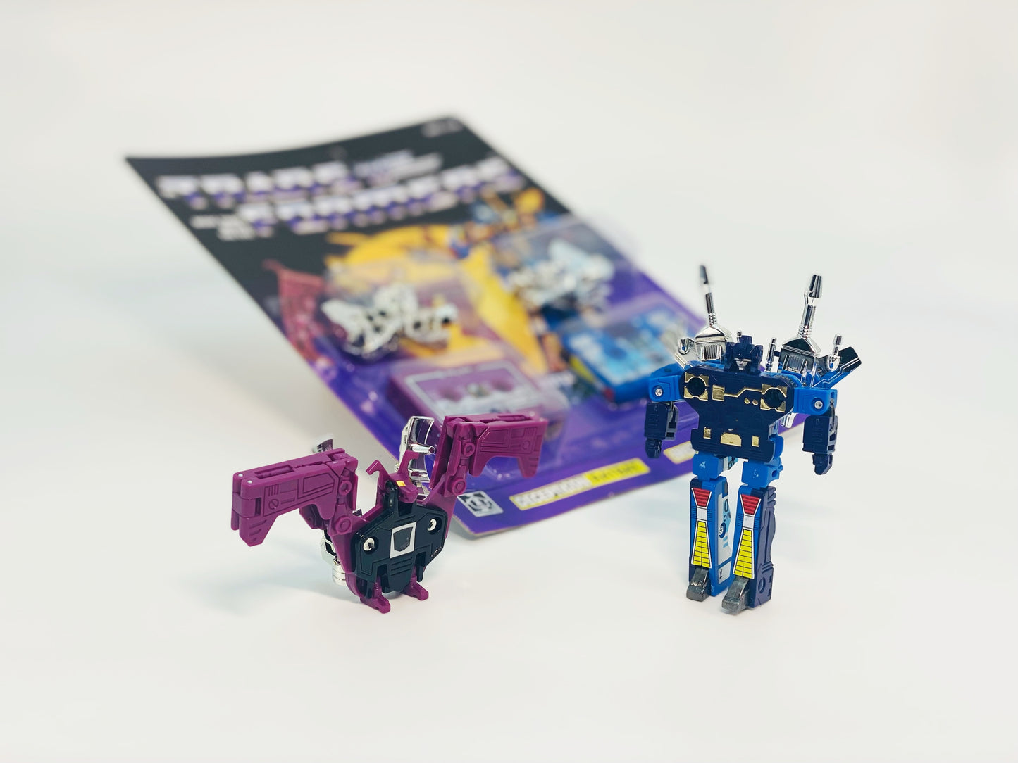 Transformers G1 Cassettes Laserbeak and Frenzy, Ravage and Rumble, Ratbat and Frenzy Reissue Version Brand New Freeshipping