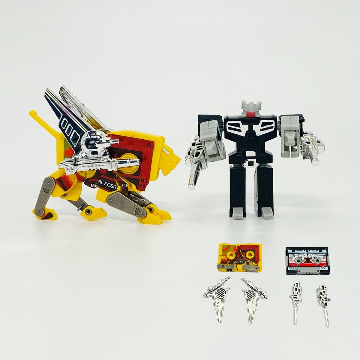 Cassettes Laserbeak and Frenzy, Ravage and Rumble  8 sets ( Fit in Soundwave) G1 Transformers Brand New Freeshipping