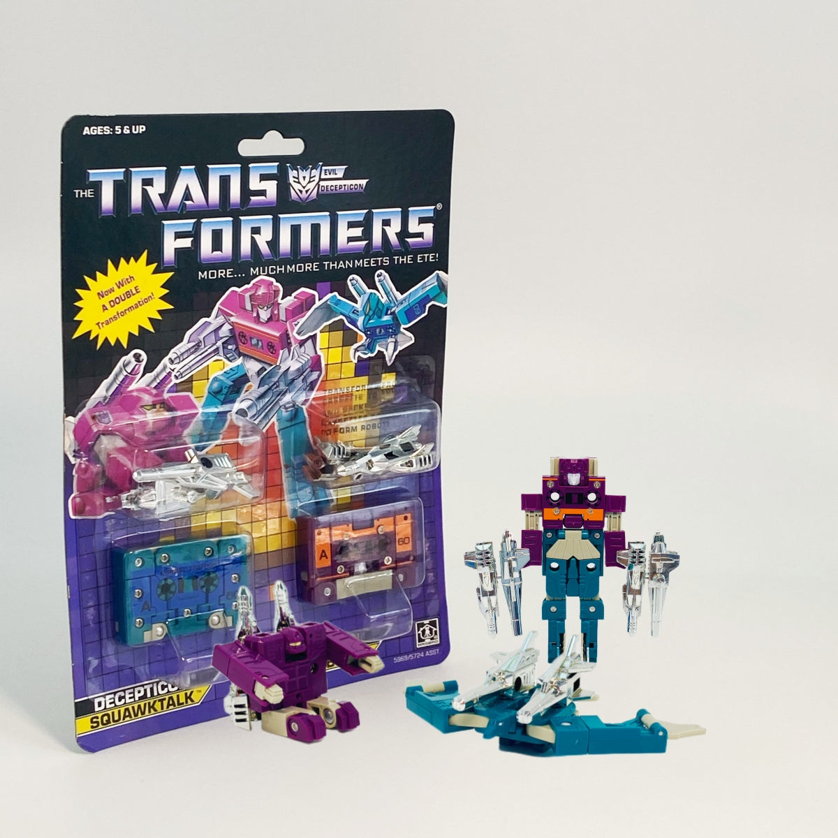 Cassettes Laserbeak and Frenzy, Ravage and Rumble  8 sets ( Fit in Soundwave) G1 Transformers Brand New Freeshipping