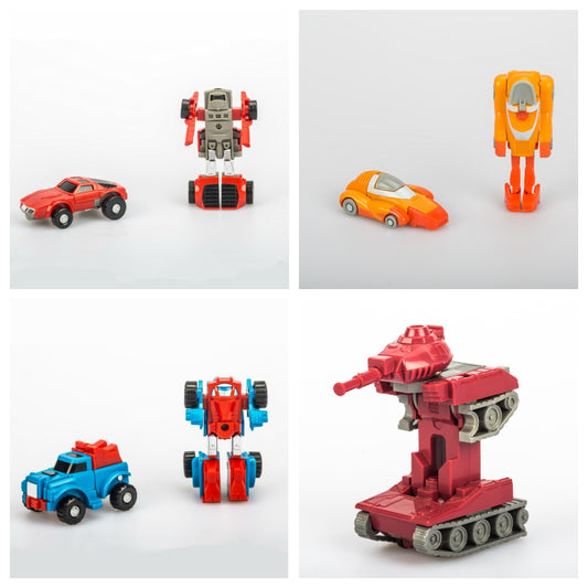 Wrapath Wheelie Gears Windcharger 4 pcs G1 Transformers Minibots Brand New Freeshipping